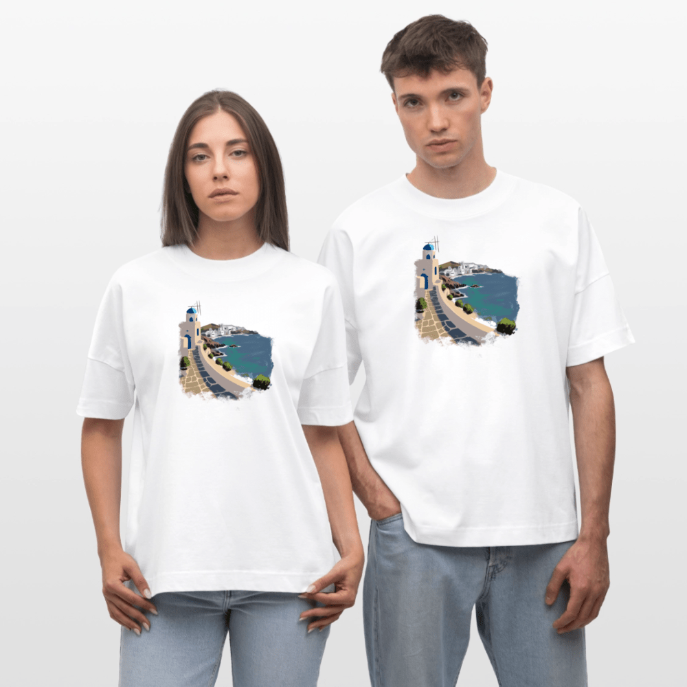 Santorini Escape Organic Tee - Clothes - Solevida